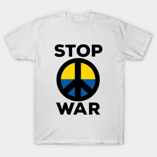 Stop War Flag of Ukraine T-Shirt